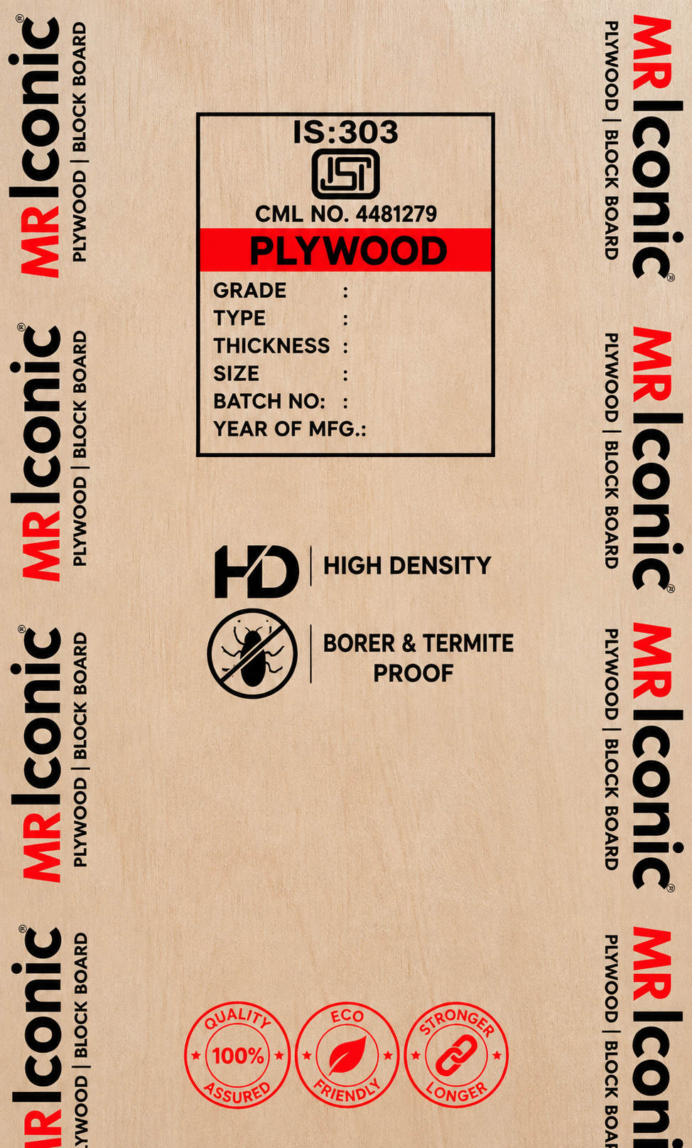MR & Commercial Grade Plywood
